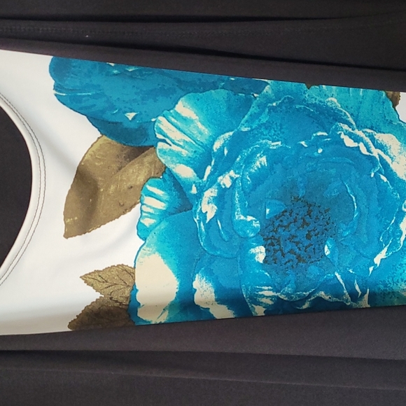 Carol Rose (no tag, fits like 18W)sleeved top with attached jacket overlay - Picture 2 of 4